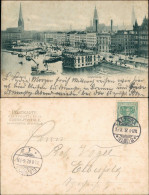 Ansichtskarte Hamburg Jungfernstieg - Restauration 1902 - Autres & Non Classés