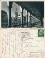 Ansichtskarte Hamburg Alsterarkaden, Rathaus 1936 - Other & Unclassified