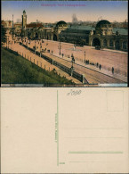 Ansichtskarte St. Pauli-Hamburg Landungsbrücken - Hafen 1914 - Autres & Non Classés