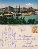 Ansichtskarte Hamburg Jungfernstieg - Geschäfte 1916 - Autres & Non Classés