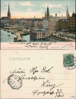 Ansichtskarte Hamburg Jungfernstieg, Stadt - Fähre 1903 - Autres & Non Classés