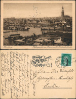 Ansichtskarte Hamburg Hafenpartie, Baumwall - Stadt 1929 - Sonstige & Ohne Zuordnung