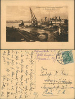 Ansichtskarte Hamburg Bugssierung Eines Schwimmenden Riesenkrahns 1913 - Autres & Non Classés