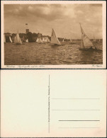 Ansichtskarte Hamburg Segelregatta Auf Der Alster 1928 - Autres & Non Classés