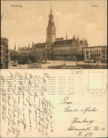 Ansichtskarte Hamburg Partie Am Rathaus 1913 - Altri & Non Classificati