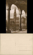 Ansichtskarte Hamburg Alsterarkade, Kiosk Rathaus 1928 - Other & Unclassified