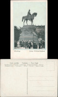 Ansichtskarte Hamburg Kaiser Wilhelm Denkmal Gut Gekleidete Männer 1912 - Other & Unclassified