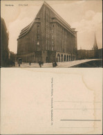 Ansichtskarte Hamburg Chilehaus - Straße, Kirche 1923 - Other & Unclassified