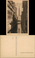 Ansichtskarte Hamburg Steckelhörn-Flet Mit Nikolaikirche 1926 - Altri & Non Classificati