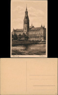Ansichtskarte Hamburg Rathaus 1928 - Altri & Non Classificati