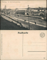 Ansichtskarte St. Pauli-Hamburg Landungsbrücken, Straße - Fernblick 1909 - Other & Unclassified