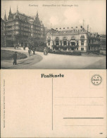Ansichtskarte Hamburg Alsterpavillon Und Hamburger Hof 1909 - Altri & Non Classificati