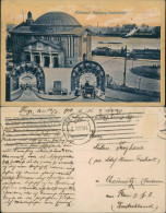 St. Pauli-Hamburg Elbtunnel Steinwärder. 2 Bild Fotomontage Künstlerkarte 1919 - Altri & Non Classificati