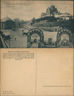 Ansichtskarte St. Pauli-Hamburg Elbtunnel Navigationsschule Fotomontage 1922 - Altri & Non Classificati