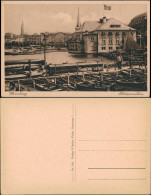 Ansichtskarte Hamburg Alsterpavillon Vom Bootsanleger 1927 - Altri & Non Classificati