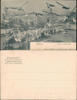 Ansichtskarte Hamburg Möwen Am Jungfernstieg 1908 - Altri & Non Classificati