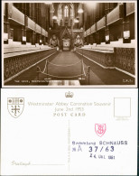 Postcard London Westminster Abbey The Nave 1953 - Autres & Non Classés