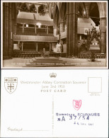 Postcard London Westminster Abbey Peeresses Seats 1953 - Sonstige & Ohne Zuordnung