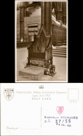 Postcard London Westminster Abbey The Coronation Chair 1953 - Autres & Non Classés