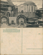 Ansichtskarte St. Pauli-Hamburg 2 Bild Elbtunnel Krahn - Innen 1926 - Autres & Non Classés