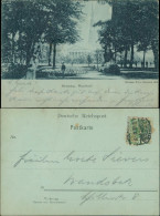 Ansichtskarte Wandsbek-Hamburg Marktplatz Mondscheinlitho 1897 - Wandsbek