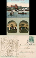 Ansichtskarte St. Pauli-Hamburg Elbtunnel Seeseite, Innen - Autos 1912 - Autres & Non Classés