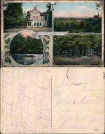 Ansichtskarte Groitzsch Etablissement Wiprechtsburg 4 Bild 1909 - Other & Unclassified