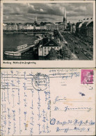 Ansichtskarte Hamburg Jungfernstieg Gel Feldpost 5.3.1945 1945 - Autres & Non Classés
