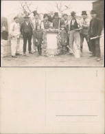 Karneval / Fastnacht / Fasching Verkleidete Männer 1917 Privatfoto - Other & Unclassified