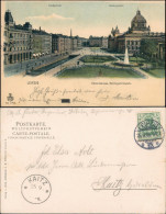 Ansichtskarte Leipzig Harkortstrasse Landgericht 1904 - Leipzig