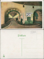 Ansichtskarte St. Pauli-Hamburg Polizist Im Tunnel 1928 - Autres & Non Classés
