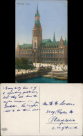 Ansichtskarte Hamburg Rathaus 1910 - Other & Unclassified