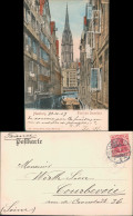Ansichtskarte Hamburg Fleet Beim Steckelhörn 1903 - Autres & Non Classés