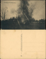 Ansichtskarte  Einschlag Einer Feindlichen Mine, Explosion 1. Weltkrieg 1916 - Guerre 1914-18