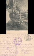 Viéville-en-Haye Soldat Am Grab Stimmungsbild Gel. Feldpost 1915 - Autres & Non Classés