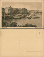 Ansichtskarte Hamburg Jungfernstieg Und Pavillon 1923 - Autres & Non Classés