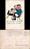 Ansichtskarte  Soldat Am Schreibpult Militaria Künstlerkarte 1914 - Guerre 1914-18