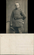 Soldat In Uniform, Soldier World War I, Porträt-Echtfoto 1916 Privatfoto - Guerre 1914-18