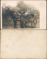 Privatfoto Familie Mit Pferd (z.Zt. 1. Weltkrieg) 1916 Privatfoto - Guerre 1914-18