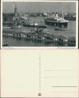 Ansichtskarte Hamburg Kehrwiederspitze - Anleger Überseedampfer 1932 - Other & Unclassified