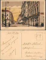 Ansichtskarte Bochum Wilhelmstrasse, Geschäfte, Bank, Strasse Belebt 1924 - Bochum