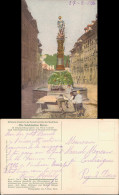 Bern Gerechtigkeitsbrunnen Maler Bildhauer U. Dichter Niklaus Manuel 1916 - Andere & Zonder Classificatie