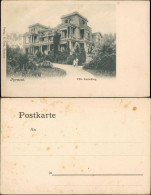 Ansichtskarte Bad Pyrmont Villa Schücking (mit Personen Davor) 1900 - Bad Pyrmont