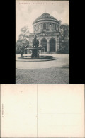 Ansichtskarte Karlsruhe Vierordtbad Mit Neuem Brunnen 1910 - Karlsruhe