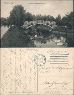 Ansichtskarte Magdeburg Marien-Insel Brücke 19 Gel. 1. Weltkrieg Als Feldpost - Autres & Non Classés