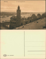 Ansichtskarte St. Pauli-Hamburg Landungsbrücken - Werft, Hallen 1911 - Other & Unclassified