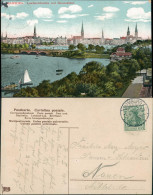 Ansichtskarte Hamburg Lombardsbrücke U. Binnenalster 1910 - Andere & Zonder Classificatie