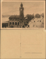 Ansichtskarte St. Pauli-Hamburg Landungsbrücken, Elbtunnel 1928 - Autres & Non Classés