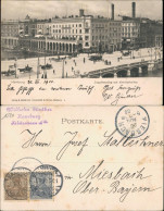 Ansichtskarte Hamburg Alsterarkaden Jungfernstieg - Kutschen 1900 - Autres & Non Classés