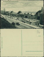 Ansichtskarte St. Pauli-Hamburg Landungsbrücken - Kutsche 1922 - Autres & Non Classés